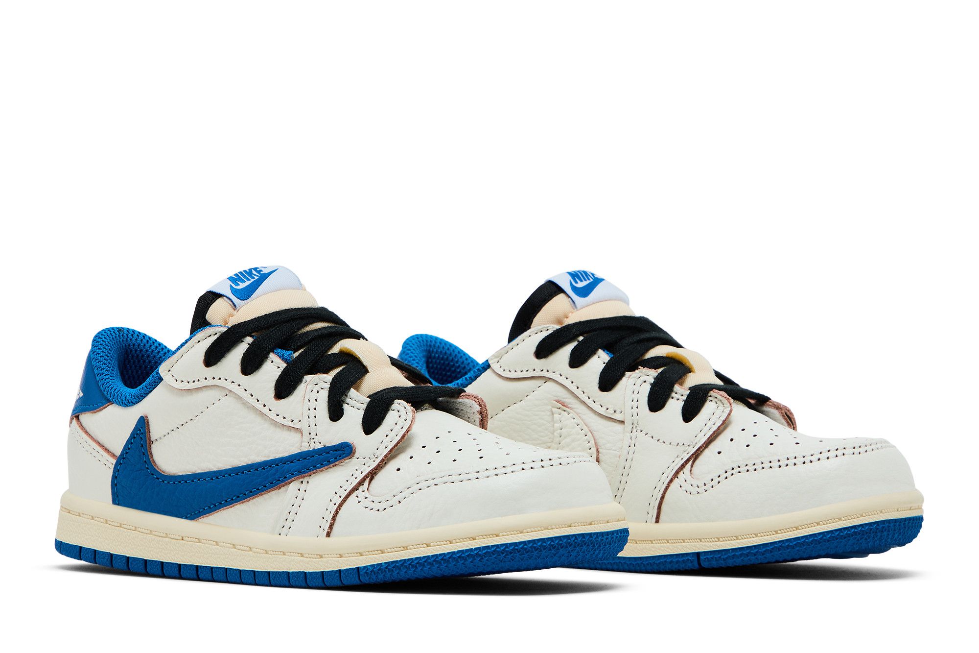 Cheap (TD) Fragment Design x Travis Scott x Air Jordan 1 Low OG SP ''Sail Bleu Militaire'' DO5441-104