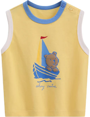(Toddler) GAP Kids Cotton Bear Print Sleeveless Vest 907414 Buy (Toddler) GAP Kids Cotton Bear Print Sleeveless Vest 907414