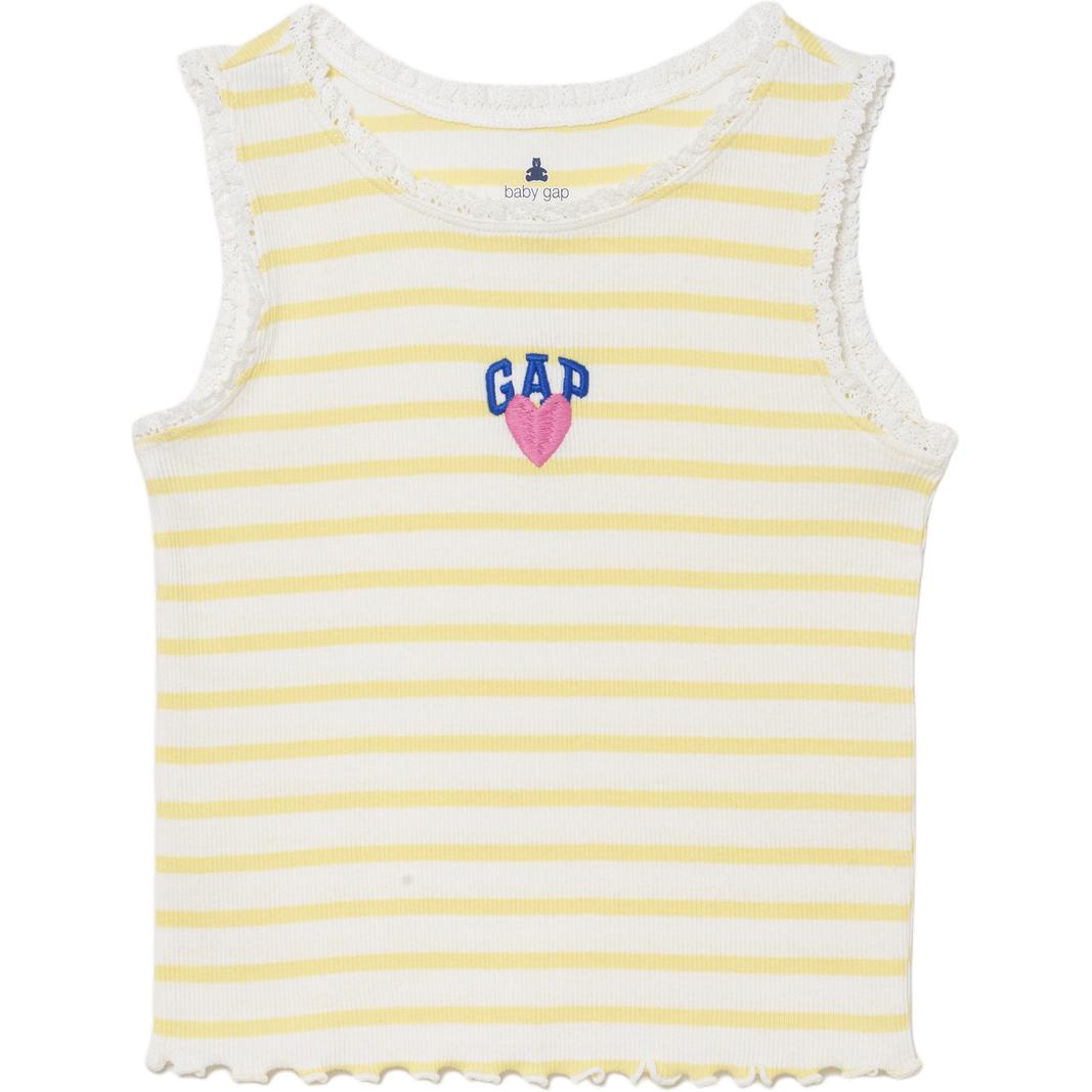 (Toddler) GAP Kids Cotton Logo Stripe Vest - US Edition 897685