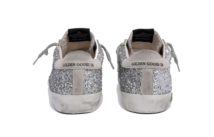 Shop (Toddler) Golden Goose Super-Star 'Distressed Silver Grey' GJF00101.F000416.70136