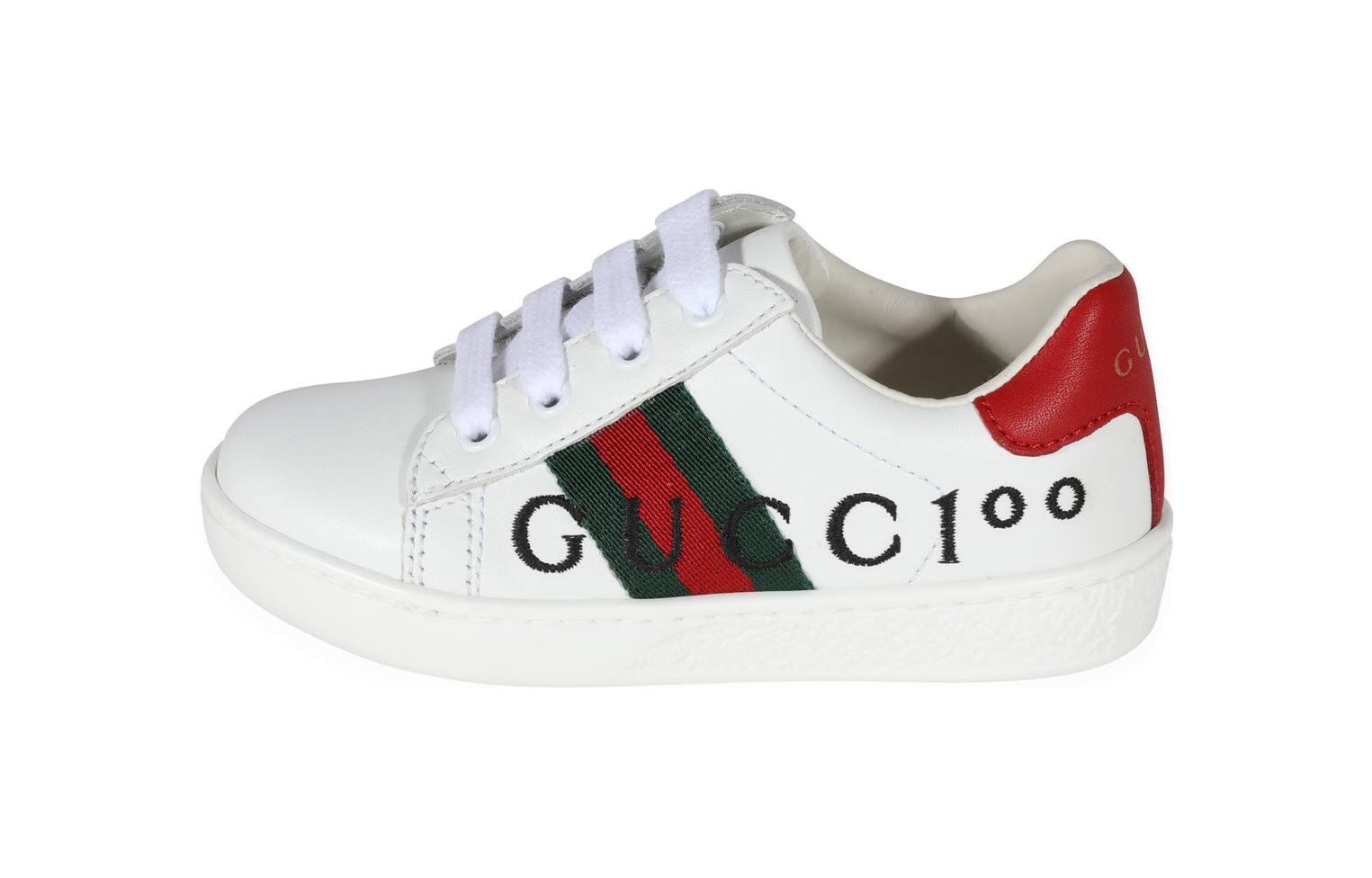 Buy (TD) Gucci Ace 'Ulang Tahun Ke-100 Putih' 681857-CPW60-9073