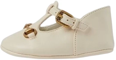 (Toddler) Gucci Ballet Flat With Horsebit 'Ivory Leather' 725732-1D700-9522 (Toddler) Gucci Ballet Flat With Horsebit 'Ivory Leather' 725732-1D700-9522