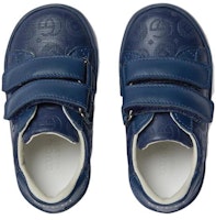 婴童 GUCCI古馳 帆布 舒適休閑 低筒 學步鞋 深藍色 Shop 婴童 GUCCI古馳 帆布 舒適休閑 低筒 學步鞋 深藍色
