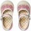Shop (Toddler) Gucci Double G Ballet Flat 'Pink White Cotton' 681373-U4G20-6848