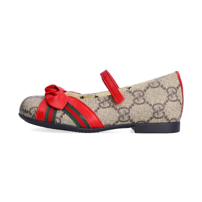 (TD) Gucci GG Ballet Flats 'Beige Ebony'