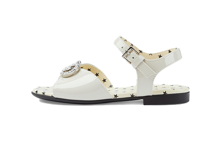 (Toddler) Gucci Low-Top Buckle 'Walking Shoe White' 724213-ALU00-9526
