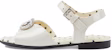 (TD) Gucci Low-Top Buckle 'Kasut Berjalan Putih' 724213-ALU00-9526