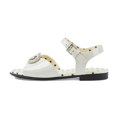 (TD) Gucci Low-Top Buckle 'Walking Shoe White'
