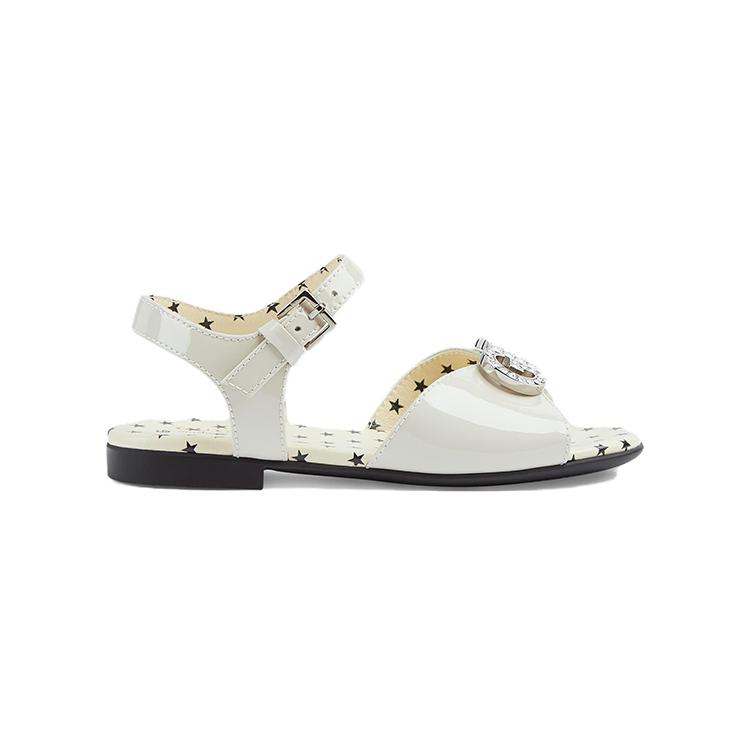 Order (Toddler) Gucci Low-Top Buckle 'Walking Shoe White' 724213-ALU00-9526
