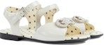 Order (TD) Gucci Low-Top Buckle 'Kasut Berjalan Putih' 724213-ALU00-9526