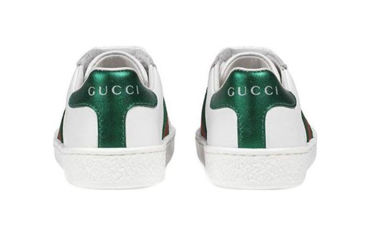 Shop (Toddler) Gucci Low-Top Sneakers 'White' 433146-CPWE0-9075