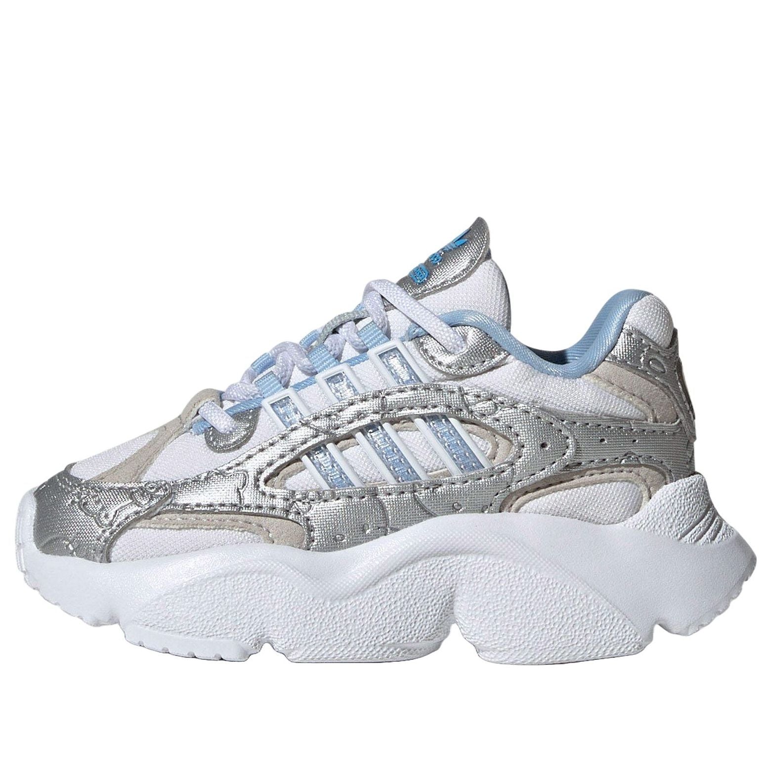 (Toddler) Hello Kitty x adidas Ozmillen Elastic Lace I 'White Glow Blue Grey' IF7030