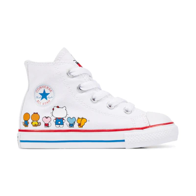 (TD) Hello Kitty Converse Chuck Taylor All Star Canvas Hi 'White'