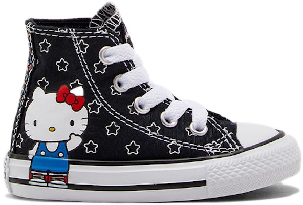 Hello Kitty x Converse Chuck Taylor 全星高筒 嬰童 黑白 Order Hello Kitty x Converse Chuck Taylor 全星高筒 嬰童 黑白