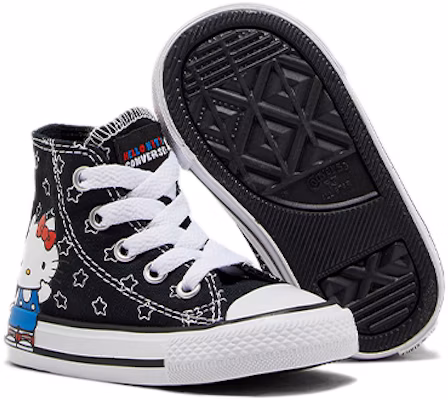 Hello Kitty x Converse Chuck Taylor 全星高筒 嬰童 黑白 Purchase Hello Kitty x Converse Chuck Taylor 全星高筒 嬰童 黑白