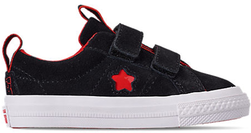Buy (TD) ハローキティ×コンバース ワンスタベルクロ ブラック 763908C