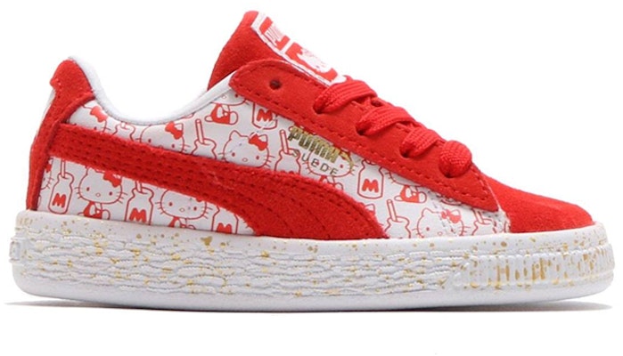 (TD) Hello Kitty x Puma Suede Classic 'Merah Terang' 366465-01 Order (TD) Hello Kitty x Puma Suede Classic 'Merah Terang' 366465-01