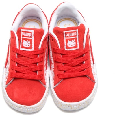 (TD) Hello Kitty x Puma Suede Classic 'Merah Terang' 366465-01 Lookbook (TD) Hello Kitty x Puma Suede Classic 'Merah Terang' 366465-01