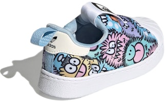 婴童 KEVIN LYON x adidas originals Superstar 360 防滑耐磨 低筒 滑板鞋 白紫粉 Shop 婴童 KEVIN LYON x adidas originals Superstar 360 防滑耐磨 低筒 滑板鞋 白紫粉