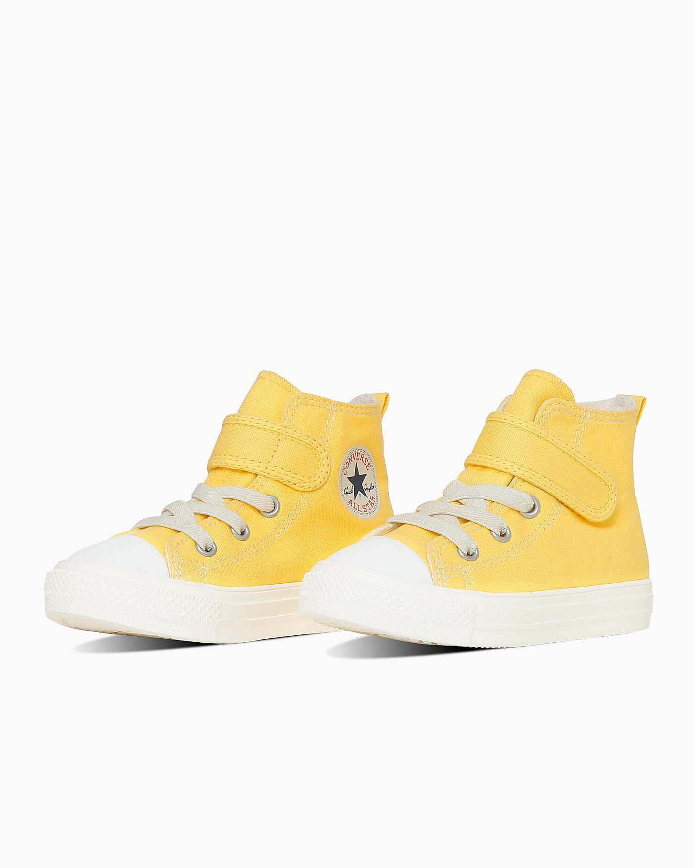 (Toddler) Kids Converse All Star Light V-1 High-Top Sneakers Egg Yellow 37303410