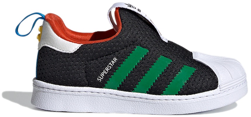 (Toddler) LEGO x adidas Superstar 360 'Black Green' FX4924 Order (Toddler) LEGO x adidas Superstar 360 'Black Green' FX4924