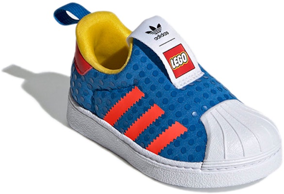 (Toddler) LEGO x adidas Superstar 360 'Shock Blue' H02731 Lookbook (Toddler) LEGO x adidas Superstar 360 'Shock Blue' H02731