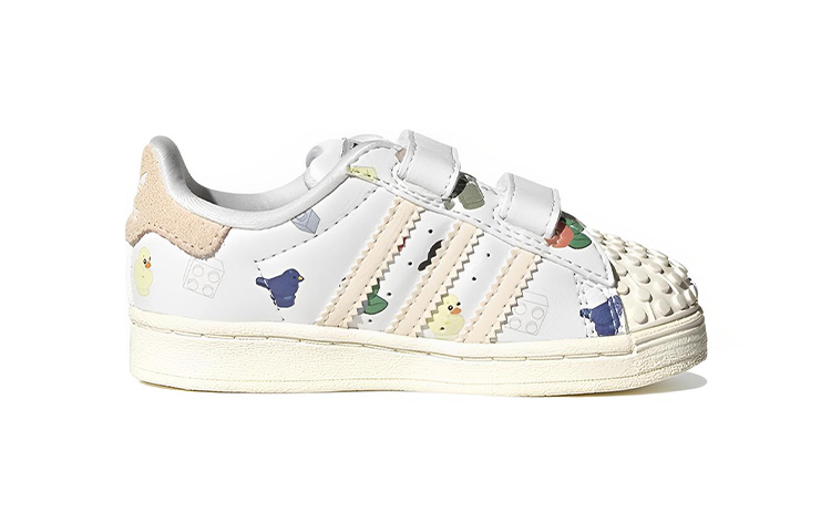 Order (Toddler) LEGO x adidas Superstar CF 'Bricks And Figurine - White Wonder Quartz' IF2200
