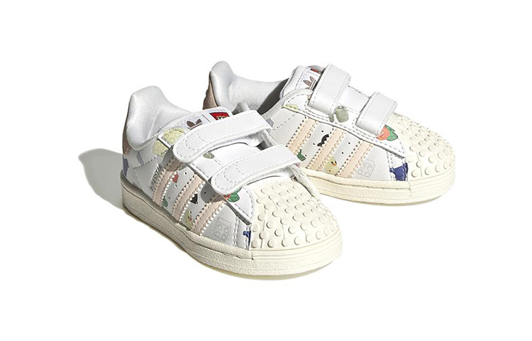 Lookbook (Toddler) LEGO x adidas Superstar CF 'Bricks And Figurine - White Wonder Quartz' IF2200
