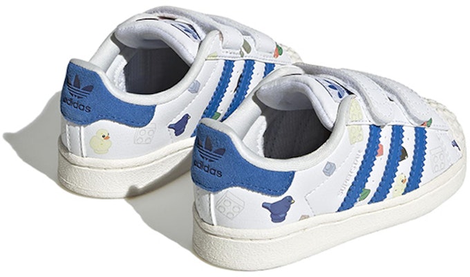 (TD) 레고 x 아디다스 슈퍼스타 CF '블럭 & 피규어 - 화이트 로얄 블루' IF2199 Purchase (TD) 레고 x 아디다스 슈퍼스타 CF '블럭 & 피규어 - 화이트 로얄 블루' IF2199