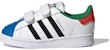 (TD) LEGO x adidas Superstar CF 'Putih Merah Biru' H03969