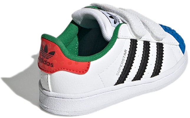 (幼童) LEGO x adidas Superstar CF「白紅藍」H03969 Purchase (幼童) LEGO x adidas Superstar CF「白紅藍」H03969