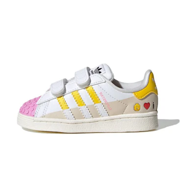 (TD) LEGO adidas Superstar CF I 'I Love Lego - Pink'