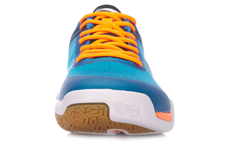 Shop (TD) Kasut Badminton Li-Ning Fast Launch 'Biru Oren' AYTM039-1