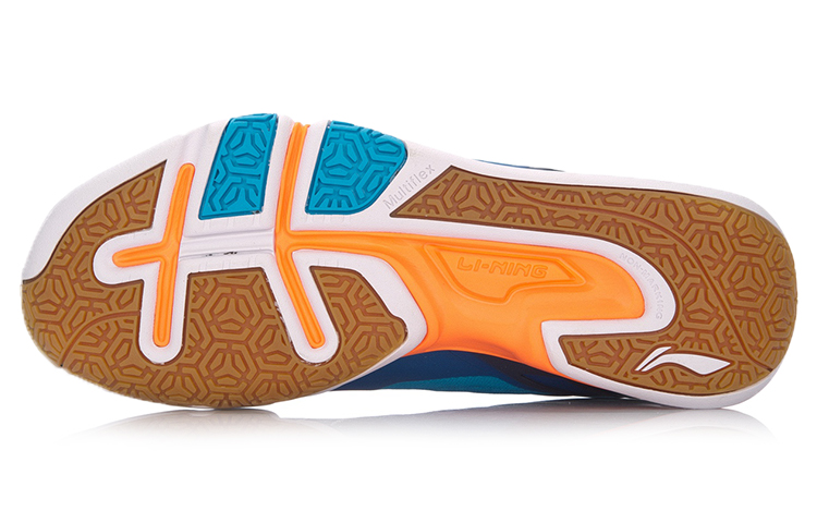 Purchase (TD) Kasut Badminton Li-Ning Fast Launch 'Biru Oren' AYTM039-1