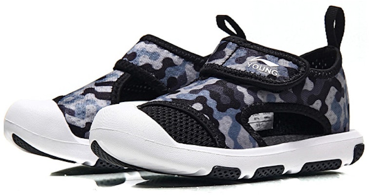(TD) "Li-Ning Sandalia Magic Tape 'Confort Transpirable Negro'" YKAP118-3 Lookbook (TD) "Li-Ning Sandalia Magic Tape 'Confort Transpirable Negro'" YKAP118-3