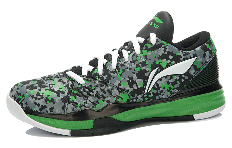 Order (TD) Li-Ning Raid Low ''Groen Zwart'' ABAJ025-9