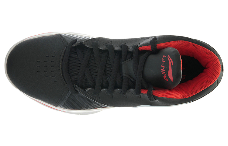Lookbook (TD) Li-Ning Rogue Low ''Zwart Rood'' ABAJ025-1