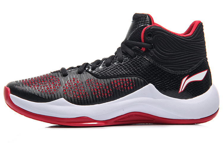 (Toddler) Li-Ning Sonic 5 'Black Red' ABPM005-2