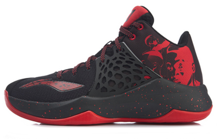 (Toddler) Li-Ning Sonic 7 Premium 'Black Red' ABPP033-3