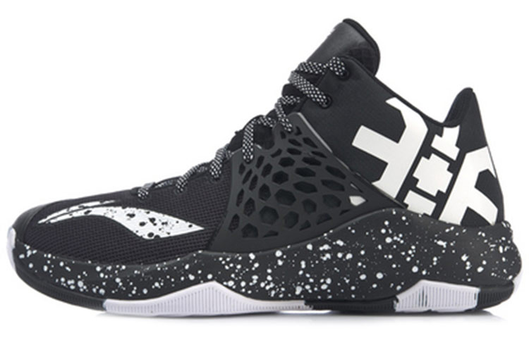 (Toddler) Li-Ning Sonic 7 Premium 'Black White' ABPP033-4