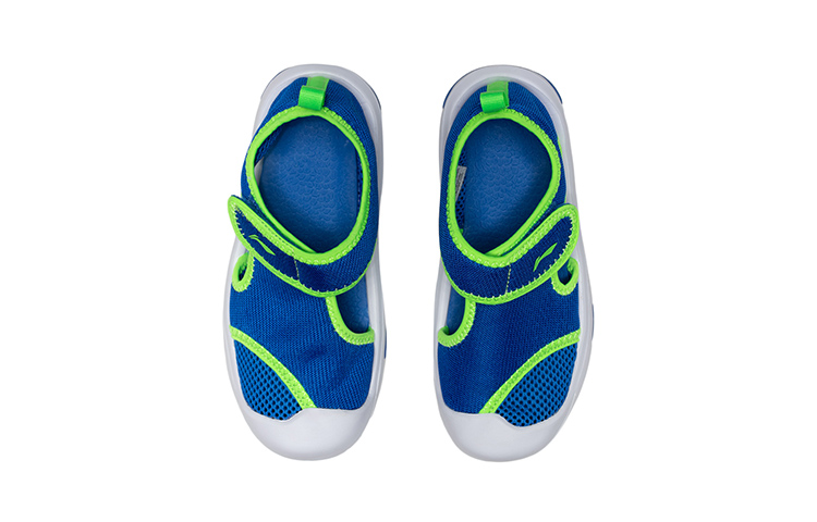 Shop (TD) Sandal Velcro Li-Ning 'Biru Hijau' YKAP118-7