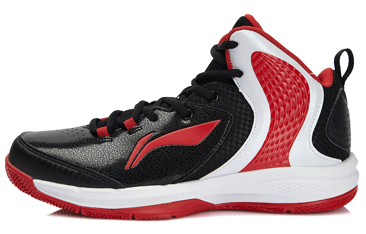(Toddler) Li-Ning Phantom High 'Black Red' ABPL007-5