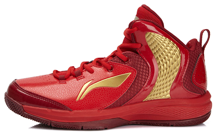 (Toddler) Li-Ning Phantom High 'Red Gold' ABPL007-2