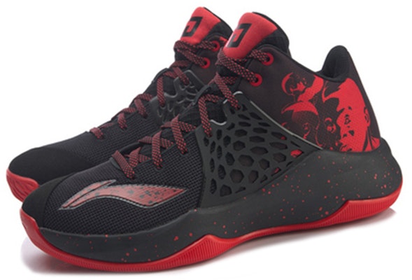 (Toddler) Li-Ning Sonic 7 Premium 'Black Red' ABPP033-3 Lookbook (Toddler) Li-Ning Sonic 7 Premium 'Black Red' ABPP033-3
