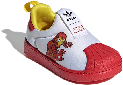 嬰兒 adidas originals Superstar 360 百搭舒適 耐磨 低筒 學步鞋 白紅黃 Lookbook 嬰兒 adidas originals Superstar 360 百搭舒適 耐磨 低筒 學步鞋 白紅黃