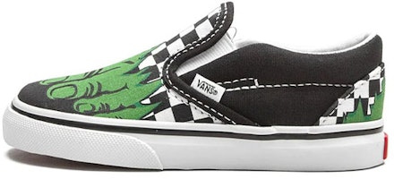 (Toddler) Marvel x Vans Classic Slip-On 'Hulk' VN000EX8U44 (Toddler) Marvel x Vans Classic Slip-On 'Hulk' VN000EX8U44