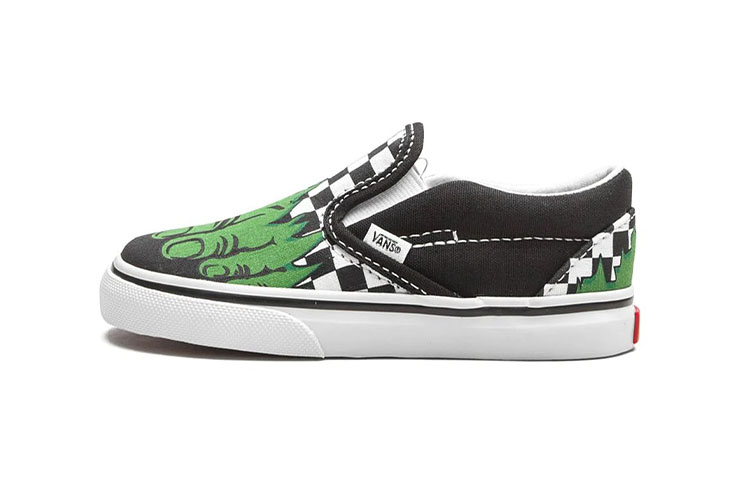 Buy (TD) Marvel x Vans Classic Slip-On 'Hulk' - Zapatillas sin Cordones 'Hulk' VN000EX8U44