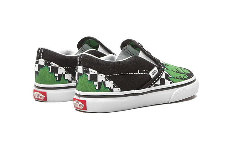 Shop (TD) Marvel x Vans Classic Slip-On 'Hulk' - Zapatillas sin Cordones 'Hulk' VN000EX8U44