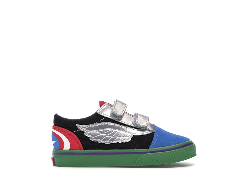 (Toddler) Marvel x Vans Old Skool Velcro 'Avengers' VA344KU3V