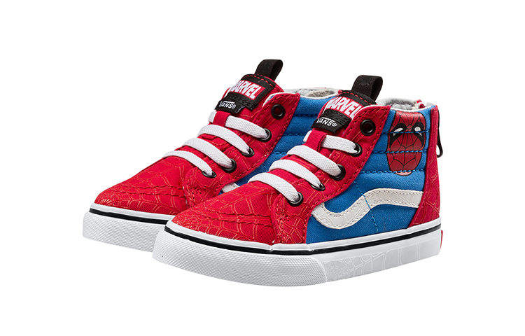 Order (TD) Marvel x Vans Sk8-Hi Zip 'Spider-Man' Sepatu Pria VN0A32R3U4I